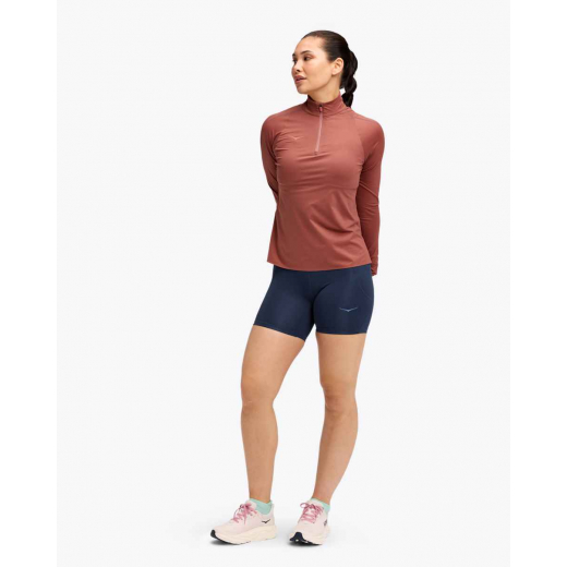 T-Shirt Zippé Femme Glidetech Rouge