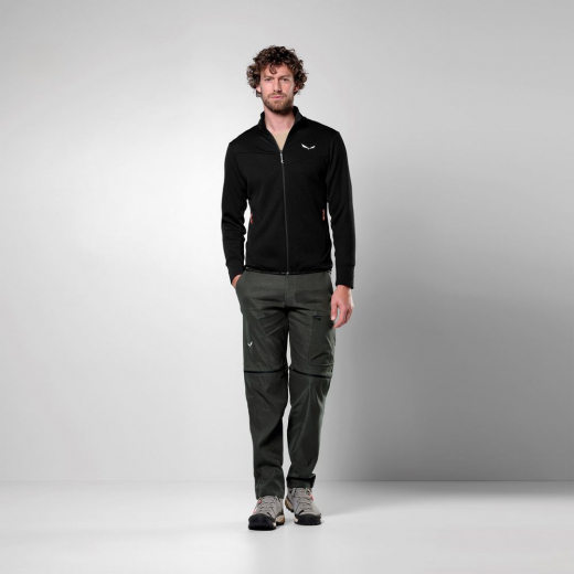 Veste Polaire Puez Waffle Hybrid Black