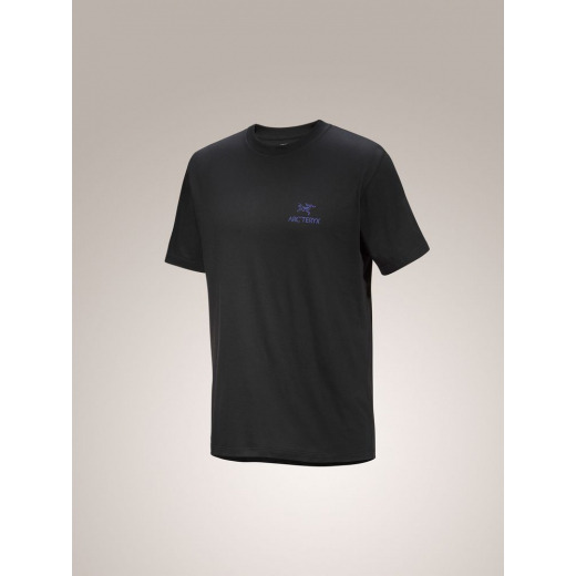 T-Shirt Kragg Sl Cotton Bird Word Black Electra