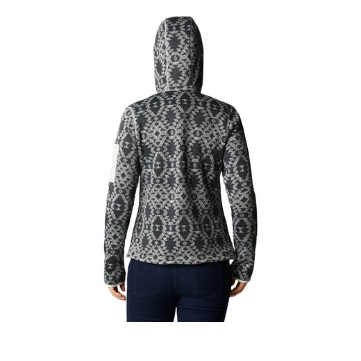 W Sweater Weather Hooded Chalk Blanket