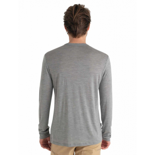 M Mer 125 Cool-lite Sphere Iii Ls T-shirt Metro Hthr - Tee Shirt Ml