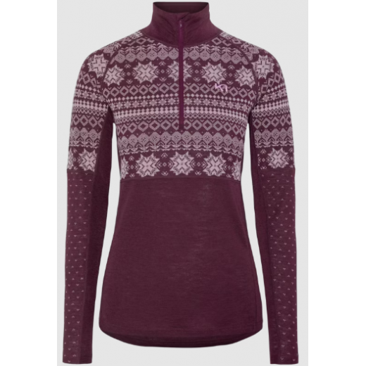 Vilma Half Zip Wine Kari Traa