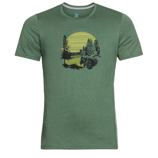T-shirt Nikko Forest Print Myrtle 