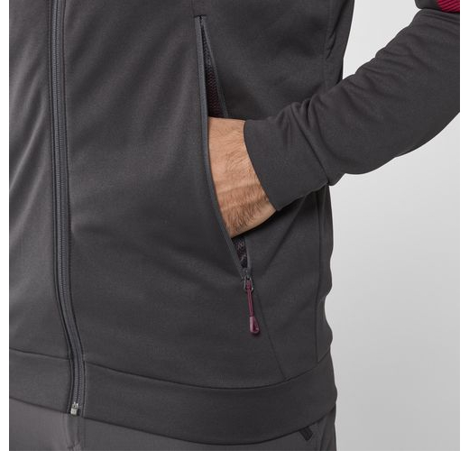 Polaire Track F-zip Pomegranate