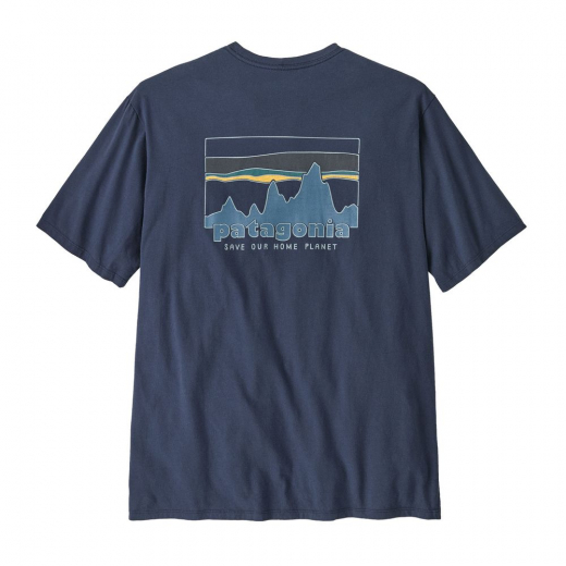 T-shirt '73 Skyline Organic New Navy