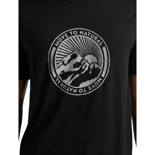 T-shirt Tech Lite Ii Move To Natural Mountain Black