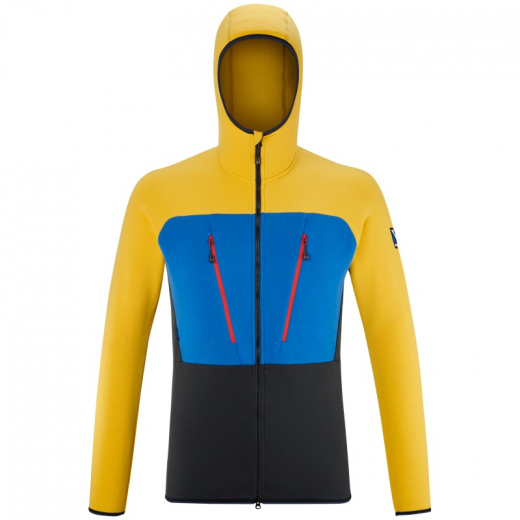 Veste Polaire Trilogy Ultimate Wool Power Noir Moutarde