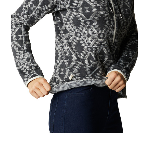 W Sweater Weather Hooded Chalk Blanket