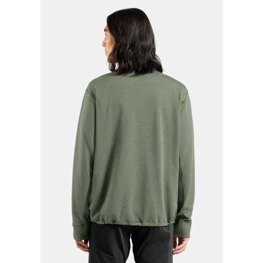 Polaire Grid Fleece 1/2 Zip Shadow Melange