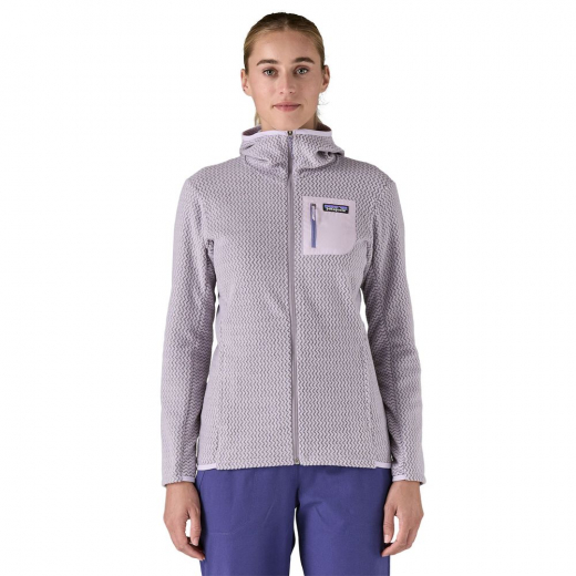 Polaire A Capuche R1 Air Full-zip Femme Foxglove Purple