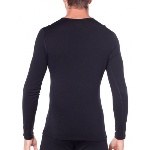 M 260 Tech Ls Crewe Black - Tee Shirt Ml | Icebreaker