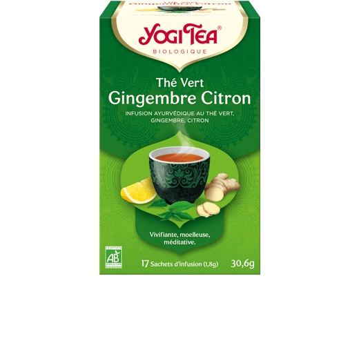 THÉ VERT GINGEMBRE CITRON