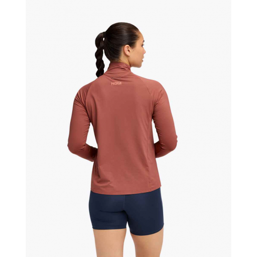 T-Shirt Zippé Femme Glidetech Rouge