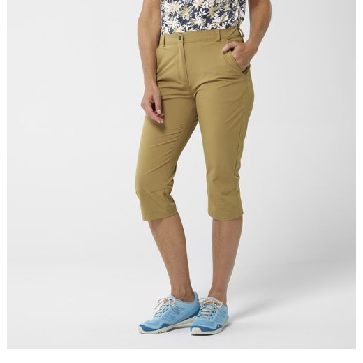 Pantacourt Active Stretch Knee Femme Gold Umber