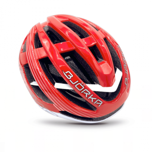 Casque Climbert Rouge Bjorka