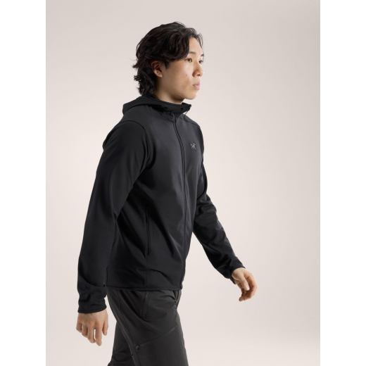 Polaire A Capuche Kyanite Lightweight Black