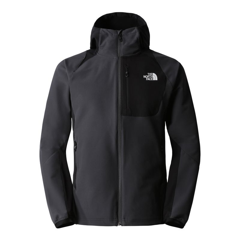 VESTE SOFTSHELL ATHLETIC OUTDOOR ASPHALT GREY BLACK Veste