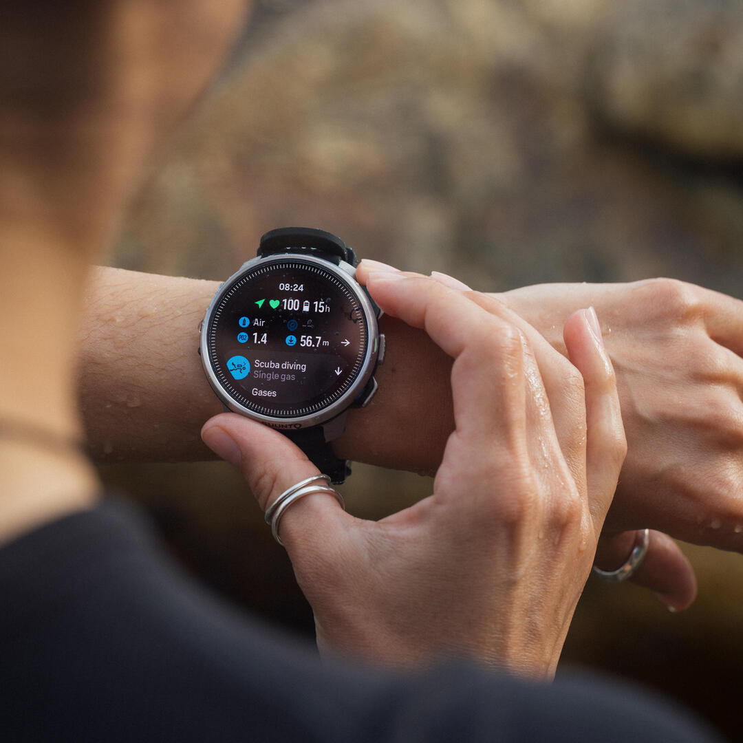Suunto Ocean Steel Black Montres GPS et altimetre Chullanka