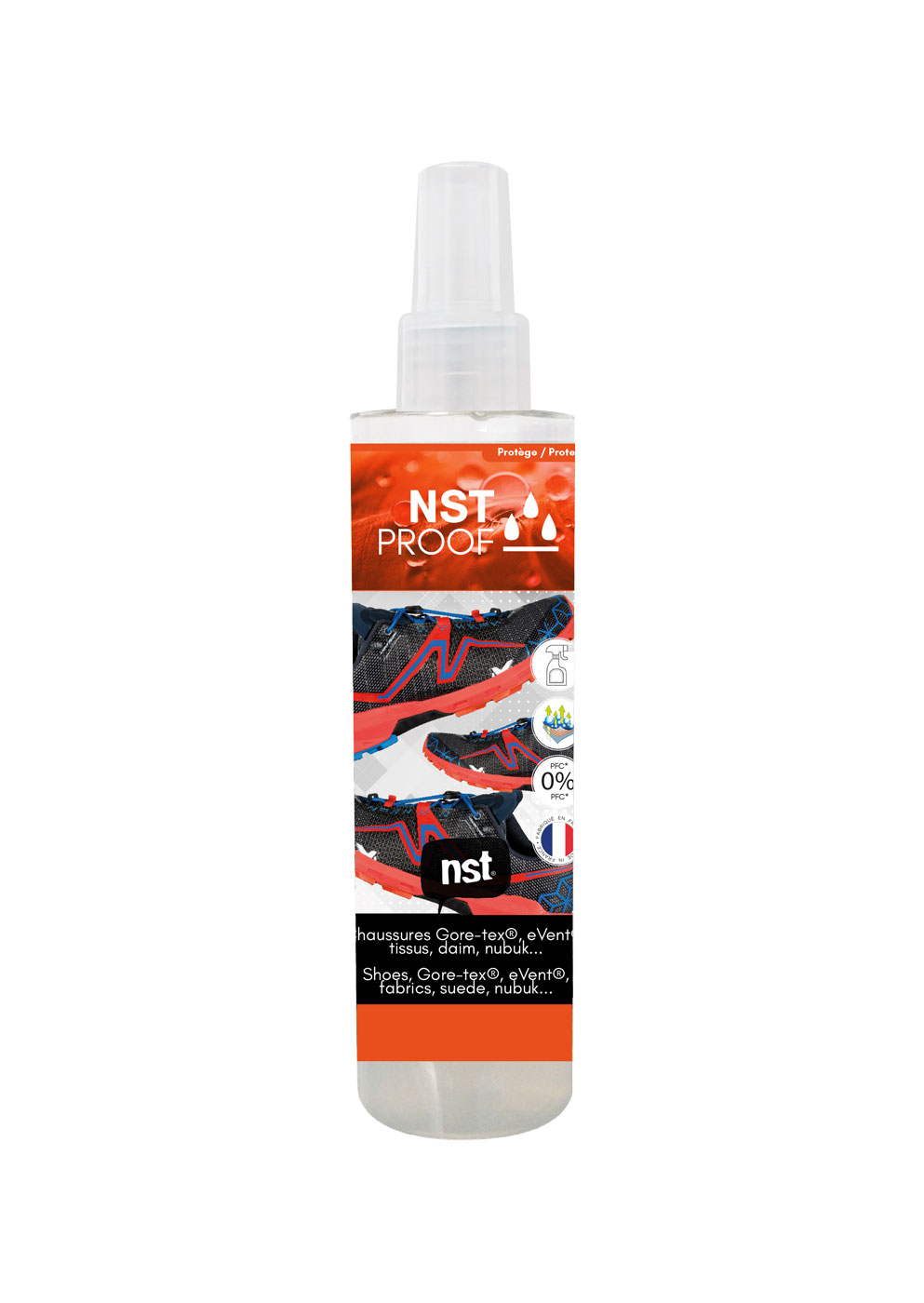 Spray imperméabilisant NST Proof pour chaussures, 250 ml