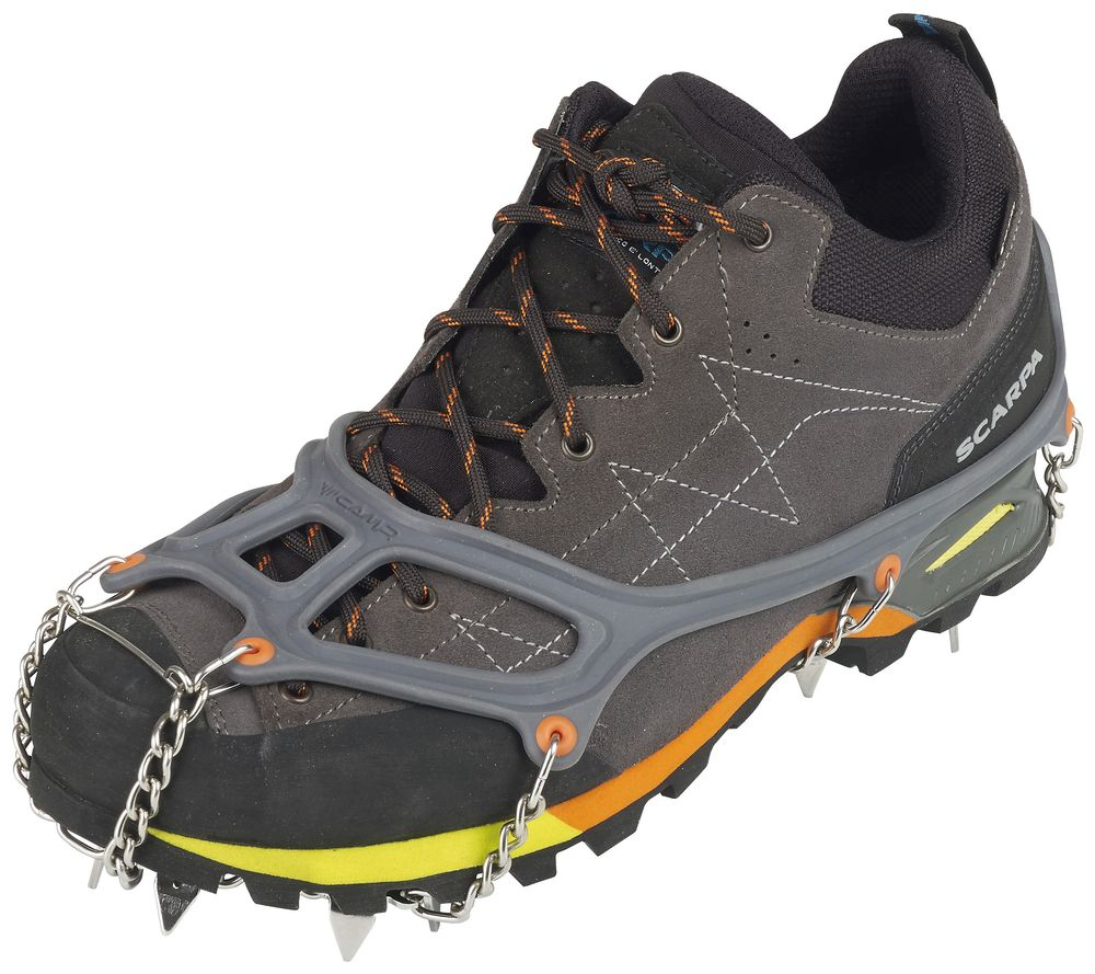 Crampons, Crampon Chaussures de Montagne Neige et Glace de Randonnée,  Antiderapant Hiver Trailrunning Verglas Marcher [Acier-Inoxydable] :  : Sports et Loisirs