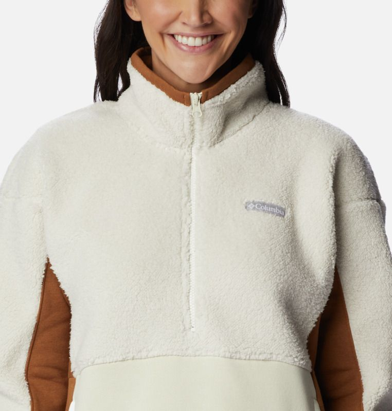 POLAIRE COLUMBIA TREK HYBRID SHERPA FEMME CHALK CAMEL BROWN – Polaires  & sweats - Soldes – Chullanka