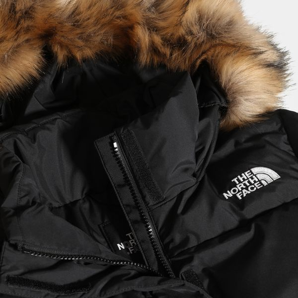 Blouson chaud à capuche gotham noir The North Face