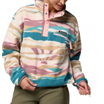 Polaire Femme Helvetia II Printed Cropped River Blue