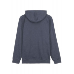 Sweat Basement Zip Hoodie Dark Blue Melange