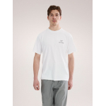 T-Shirt Kragg Sl Cotton Bird Word White Light Black