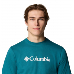 T-Shirt Csc Basic Logo River Blue