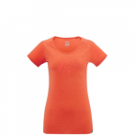 T-shirt Imja Wool Print Femme Coral Chrome
