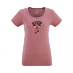 T-shirt Friends 2 Femme Rose Brown