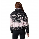 Polaire Femme Helvetia II Printed Cropped Shale Purple Sisters