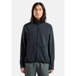 Polaire Grid Fleece 1/2 Zip Black Melange