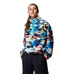 Polaire Femme Helvetia II Printed Cropped Compass Blue Reflections