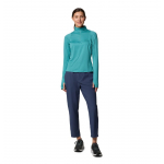 T-Shirt Femme Weekend Ascent Half Zip Teal