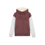 Sweat A Capuche Basement Plush Zip Femme Rum Raisin