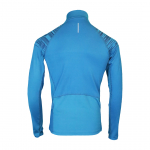 Men Fleece 1/2 Zip Top Trail+ Aqua Marine
