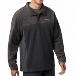 Polaire Steens Mountain Half Snap Charcoal Heather