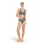 W Mer 125 Cool-lite Sprite Racerback Bra Gristone Heather - Brassiere