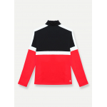 Polaire Full Zip Red Black White
