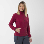 Polaire Zip Integral Silken Femme Carmin Red