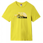 T-shirt Mountain Line Tee Acid Yellow