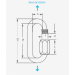 Maillon 8 Mm Normal Zingue Epi