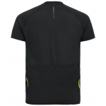 T-shirt Axalp Trail S/s 1/2 Zip Black Evening Primrose