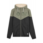Sweat Basement Plush Zip Hoodie Dusty Olive