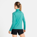T-shirt Ml Femme Essential Ceramiwarm 1/2 Zip Jaded