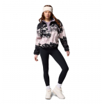 Polaire Femme Helvetia II Printed Cropped Shale Purple Sisters