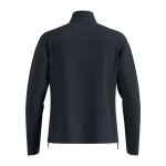 Polaire Grid Fleece 1/2 Zip Black Melange