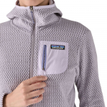 Polaire A Capuche R1 Air Full-zip Femme Foxglove Purple